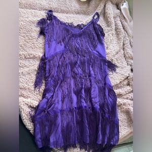 Purple tassel dress (worn to Taylor swift Eras Tour)